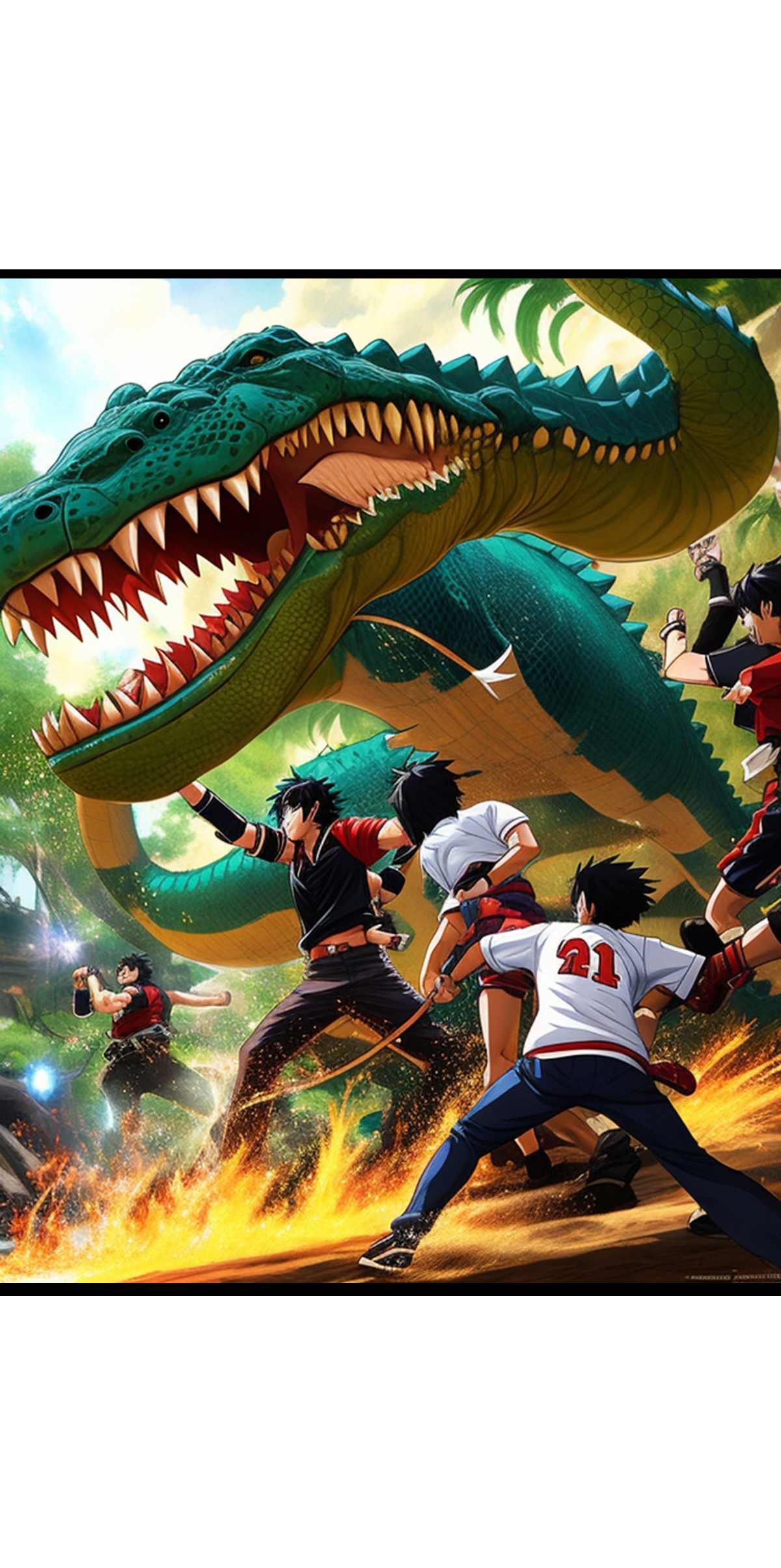 第34话 解决这些远古巨鳄-第35话