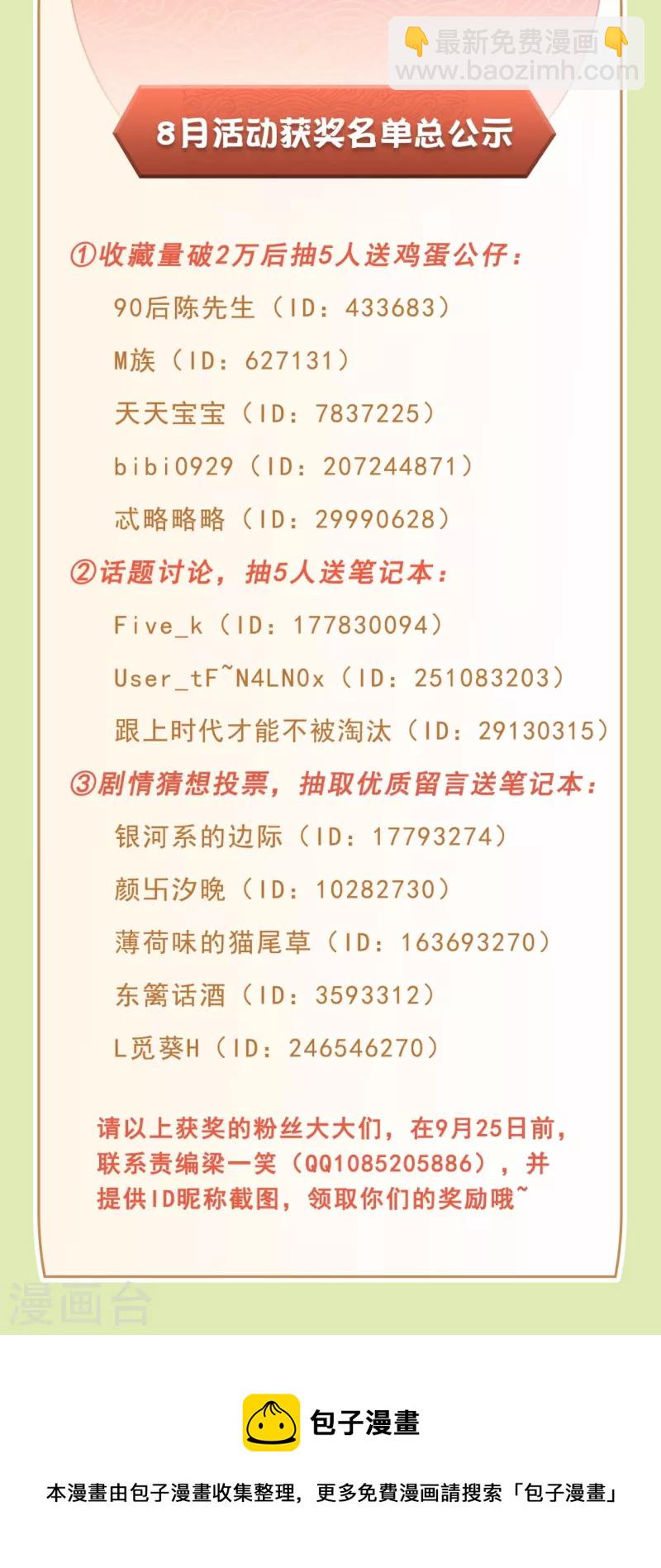 8月活动获奖名单总公示-第15话