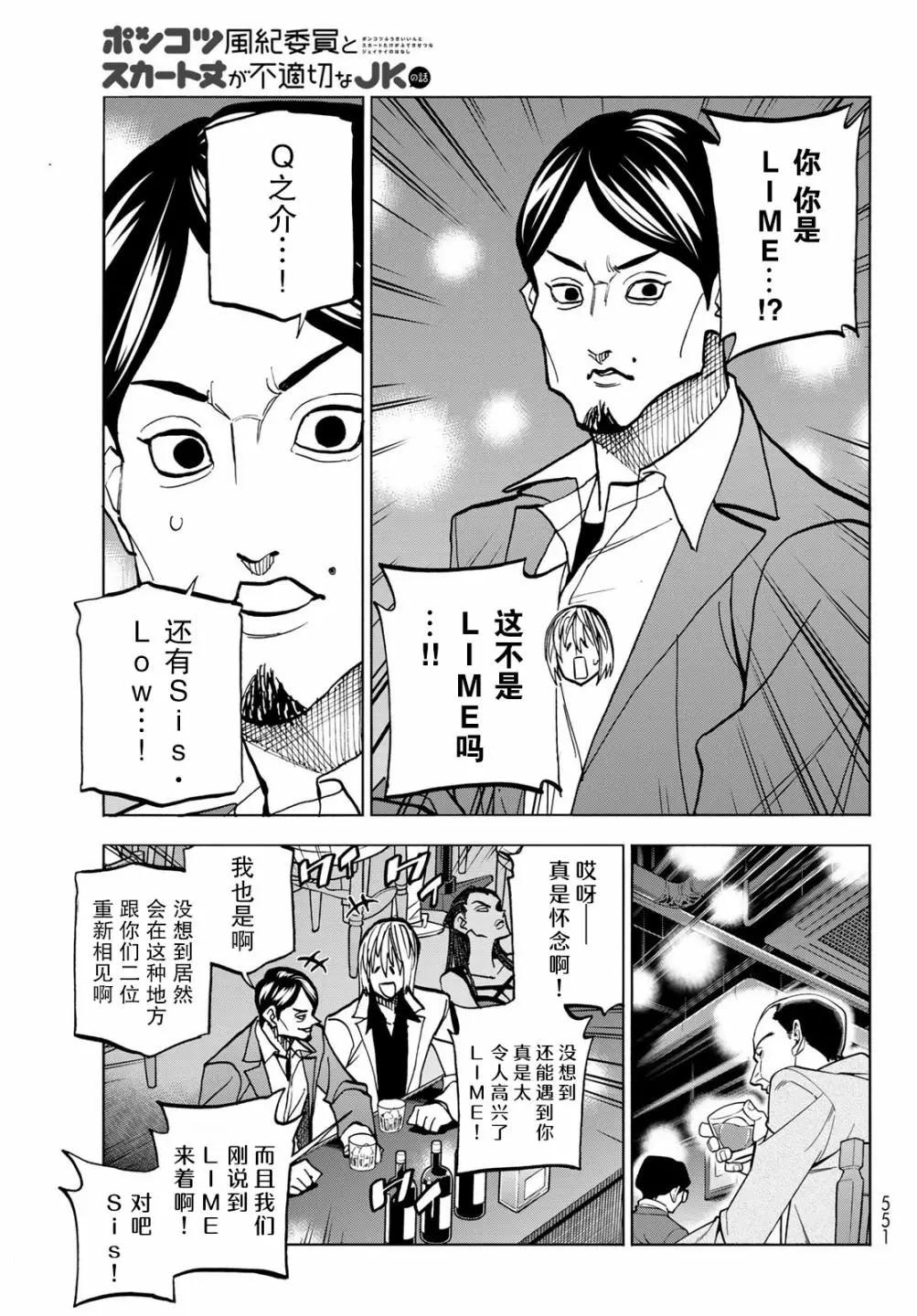 一根筋的風紀委員與裙長不當的JK - 第47話 - 5