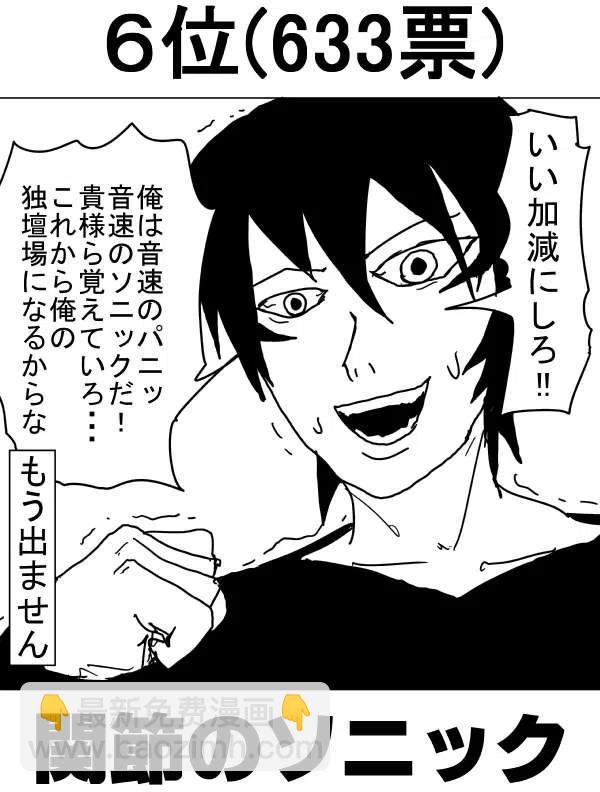 一拳超人 ONE原作版 - 第二次人氣投票(2/2) - 1