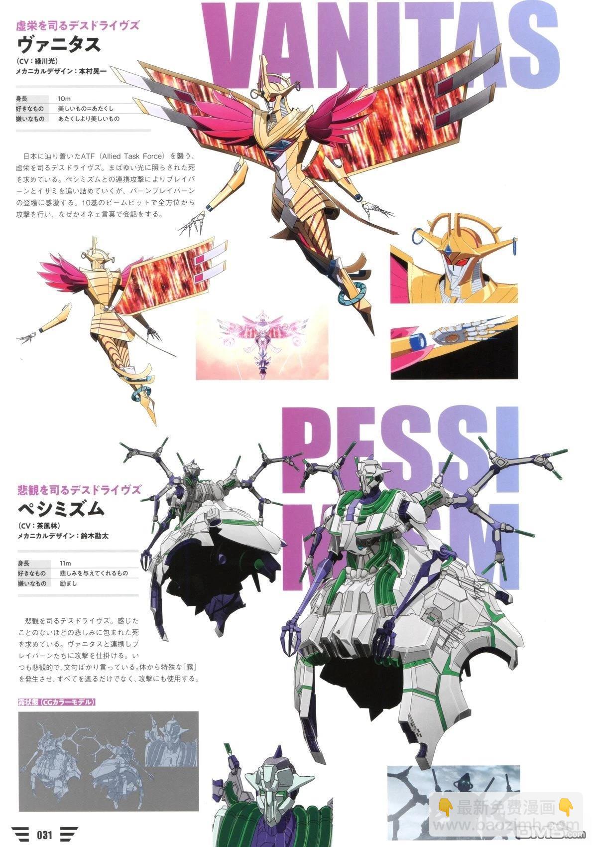 勇氣爆發BANG BRAVERN MECHANIC & WORLD COMPLETE BOOK - 設定集(1/3) - 1