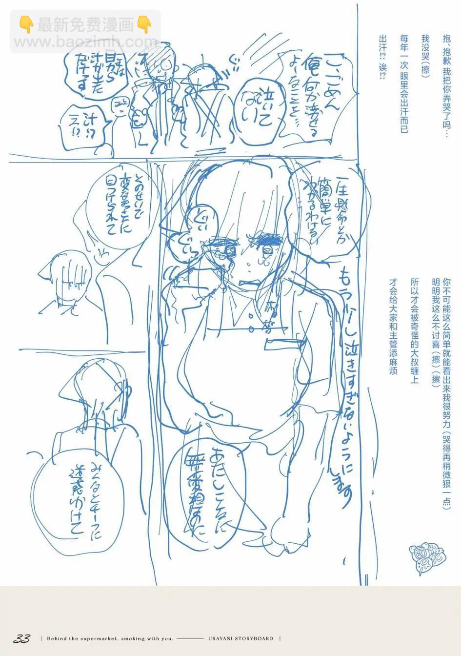 在超市後門吸菸的二人 - 單行本3卷後記(1/2) - 6